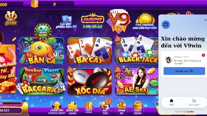 Sơ lược về cổng game xanh chính V9win