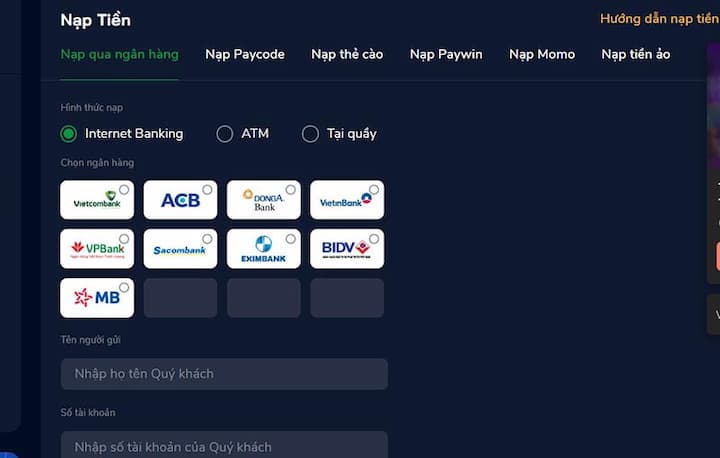 Nạp tiền nhanh chóng, an toàn tại 88Go